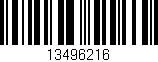 Código de barras (EAN, GTIN, SKU, ISBN): '13496216'