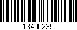 Código de barras (EAN, GTIN, SKU, ISBN): '13496235'