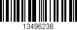 Código de barras (EAN, GTIN, SKU, ISBN): '13496236'