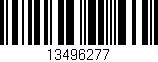 Código de barras (EAN, GTIN, SKU, ISBN): '13496277'