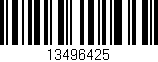 Código de barras (EAN, GTIN, SKU, ISBN): '13496425'