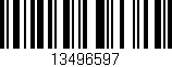 Código de barras (EAN, GTIN, SKU, ISBN): '13496597'