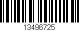 Código de barras (EAN, GTIN, SKU, ISBN): '13496725'