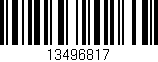 Código de barras (EAN, GTIN, SKU, ISBN): '13496817'