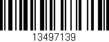 Código de barras (EAN, GTIN, SKU, ISBN): '13497139'