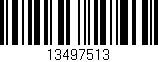 Código de barras (EAN, GTIN, SKU, ISBN): '13497513'