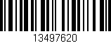 Código de barras (EAN, GTIN, SKU, ISBN): '13497620'