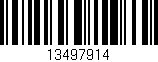 Código de barras (EAN, GTIN, SKU, ISBN): '13497914'