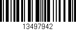 Código de barras (EAN, GTIN, SKU, ISBN): '13497942'