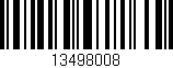 Código de barras (EAN, GTIN, SKU, ISBN): '13498008'