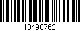 Código de barras (EAN, GTIN, SKU, ISBN): '13498762'