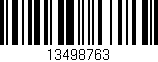Código de barras (EAN, GTIN, SKU, ISBN): '13498763'