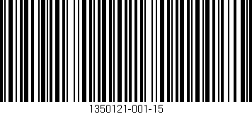 Código de barras (EAN, GTIN, SKU, ISBN): '1350121-001-15'