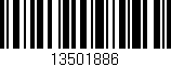 Código de barras (EAN, GTIN, SKU, ISBN): '13501886'
