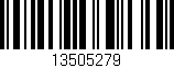 Código de barras (EAN, GTIN, SKU, ISBN): '13505279'