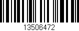 Código de barras (EAN, GTIN, SKU, ISBN): '13506472'