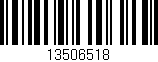 Código de barras (EAN, GTIN, SKU, ISBN): '13506518'