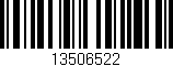 Código de barras (EAN, GTIN, SKU, ISBN): '13506522'
