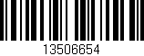 Código de barras (EAN, GTIN, SKU, ISBN): '13506654'