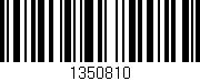Código de barras (EAN, GTIN, SKU, ISBN): '1350810'