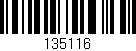 Código de barras (EAN, GTIN, SKU, ISBN): '135116'