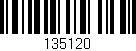 Código de barras (EAN, GTIN, SKU, ISBN): '135120'