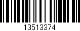 Código de barras (EAN, GTIN, SKU, ISBN): '13513374'
