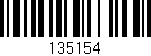 Código de barras (EAN, GTIN, SKU, ISBN): '135154'