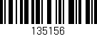 Código de barras (EAN, GTIN, SKU, ISBN): '135156'
