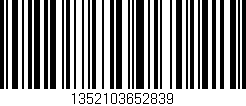 Código de barras (EAN, GTIN, SKU, ISBN): '1352103652839'