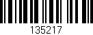 Código de barras (EAN, GTIN, SKU, ISBN): '135217'