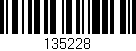 Código de barras (EAN, GTIN, SKU, ISBN): '135228'