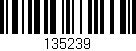Código de barras (EAN, GTIN, SKU, ISBN): '135239'