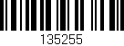 Código de barras (EAN, GTIN, SKU, ISBN): '135255'