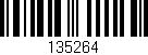 Código de barras (EAN, GTIN, SKU, ISBN): '135264'