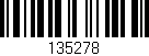 Código de barras (EAN, GTIN, SKU, ISBN): '135278'