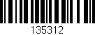 Código de barras (EAN, GTIN, SKU, ISBN): '135312'