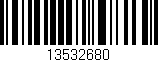 Código de barras (EAN, GTIN, SKU, ISBN): '13532680'