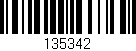 Código de barras (EAN, GTIN, SKU, ISBN): '135342'