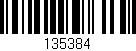 Código de barras (EAN, GTIN, SKU, ISBN): '135384'