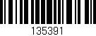 Código de barras (EAN, GTIN, SKU, ISBN): '135391'
