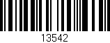 Código de barras (EAN, GTIN, SKU, ISBN): '13542'
