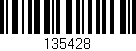 Código de barras (EAN, GTIN, SKU, ISBN): '135428'