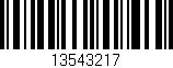 Código de barras (EAN, GTIN, SKU, ISBN): '13543217'