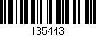 Código de barras (EAN, GTIN, SKU, ISBN): '135443'
