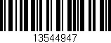 Código de barras (EAN, GTIN, SKU, ISBN): '13544947'
