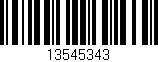 Código de barras (EAN, GTIN, SKU, ISBN): '13545343'
