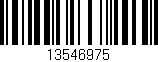 Código de barras (EAN, GTIN, SKU, ISBN): '13546975'