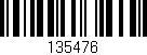 Código de barras (EAN, GTIN, SKU, ISBN): '135476'