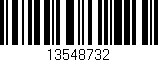 Código de barras (EAN, GTIN, SKU, ISBN): '13548732'